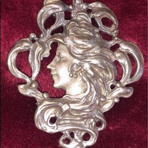 Silver Lady Pin